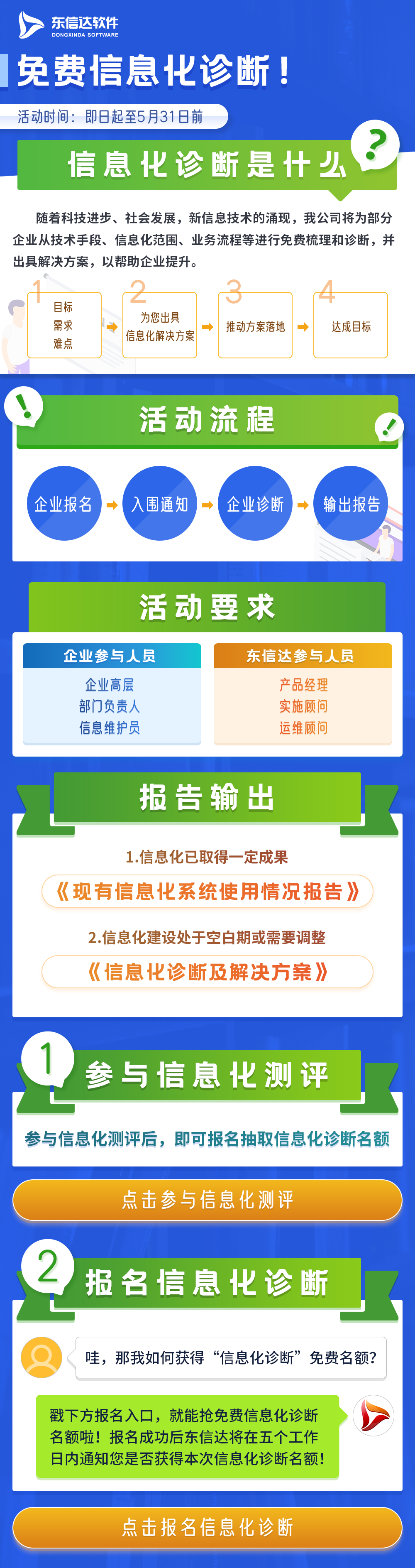 【限時福利】“信息化診斷”報名入口！